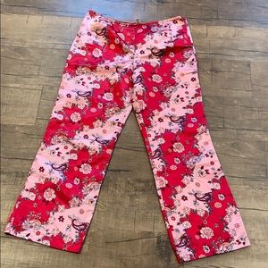 Satin Paisley pajama pants